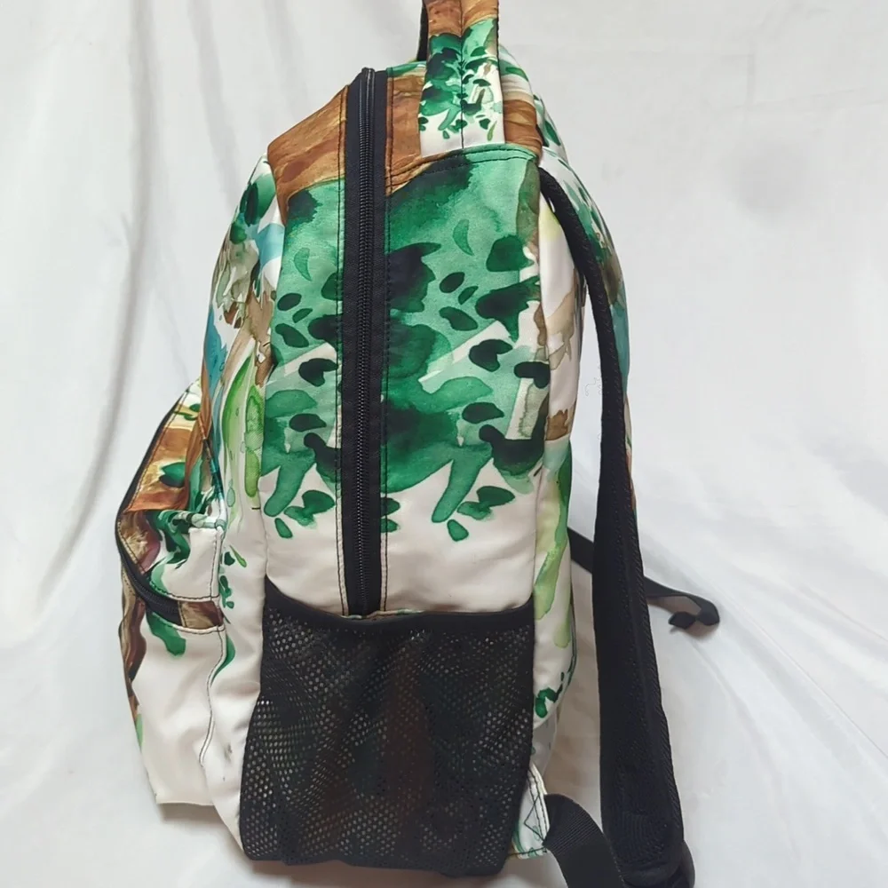Sloth Water Color Adjustable School Overnight Backpack Jungle Zoo READ